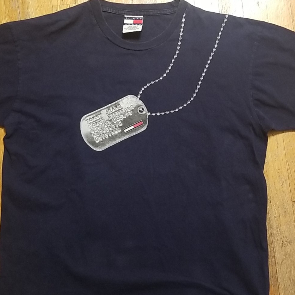 Vintage Tommy Hilfiger T-shirt made in USA size Lg